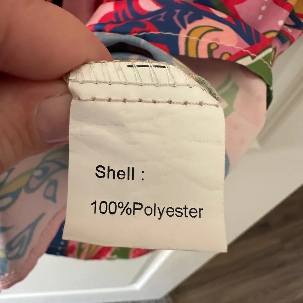 Floral Long Sleeve Dress - Pink and Multicolor - Picture 10 of 12